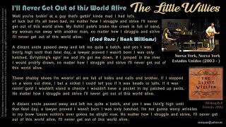I&#39;ll Never Get Out Of This World Alive (Fred Rose / Hank Williams) - The Little Willies