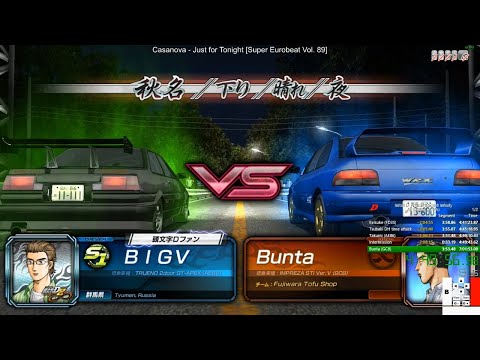 Initial D Arcade Stage 8 All Stories (RTA: 4:53:05, IGT: 3:46:46.581)