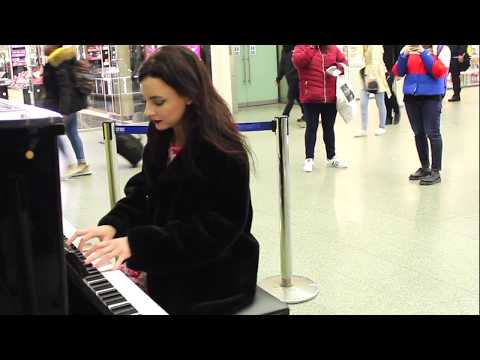 Alice Thompson plays Solo Piano Two and...at St Pancras station London 17.11.18