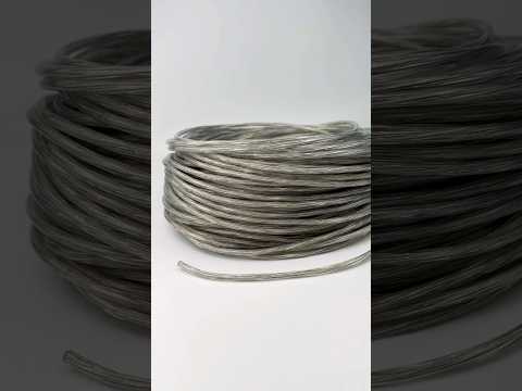 Провід прозорий ПВЗ в подвійній ізоляції 3х0,75