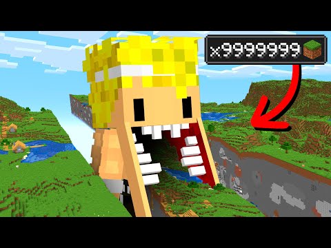I ATE MY FRIENDS' ENTIRE WORLD in Minecraft