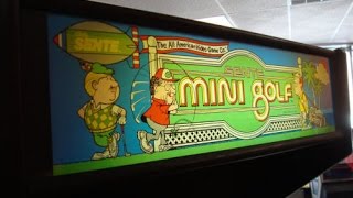 Bally Sente's Mini-Golf Arcade Machine!  Fairly hard to find SAC-1B Cabinet You Could Swap Boards
