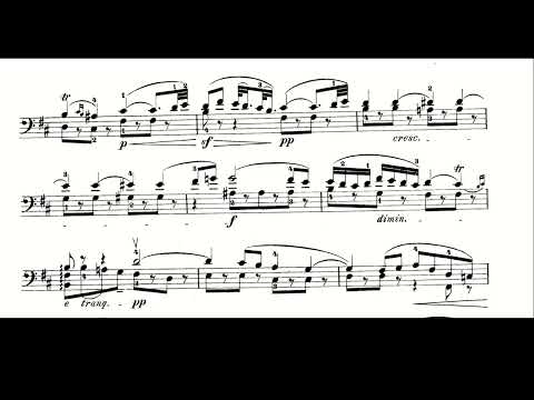 Jean-Louis Duport: Etude No. 8 for Cello (Score)