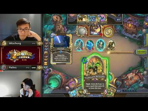 blitzchung vs Pathra ||《爐石戰記》大師職業賽 亞太區 第二季 - W2D3