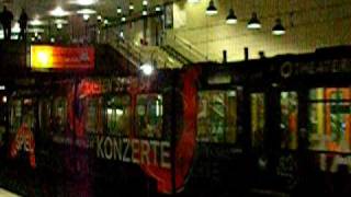 preview picture of video 'Hauptbahnhof Bielefeld Stadtbahn Silvester'