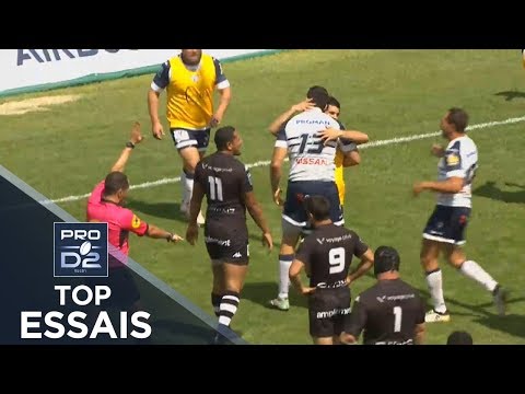TOP Essais de la J01– PRO D2 – Saison 2018-2019