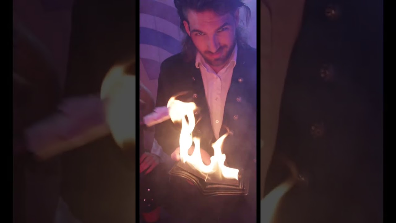 Magicians Flame 🔥 Wallet is Lit! #shorts #closeup #magic #fire #event