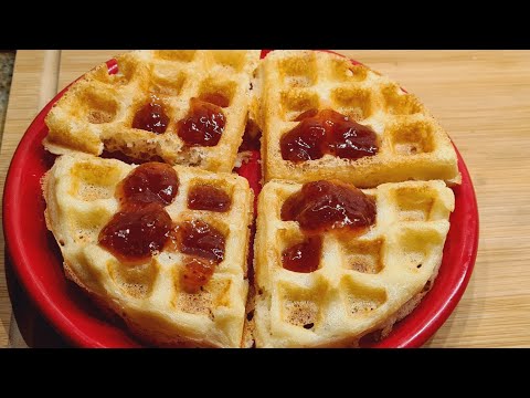 How To Make Yeasted Waffles #Belgian Waffles
