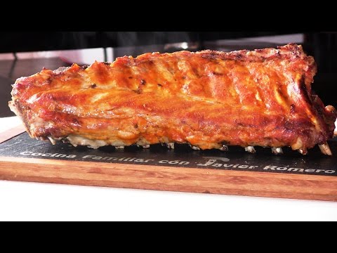 Costilla de cerdo con salsa BBQ | Javier Romero