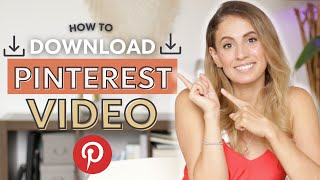 How to Download Pinterest Video in 2023 (TUTORIAL) // Download Idea Pins with No Watermark!