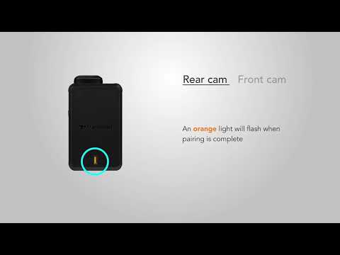 Transcend DrivePro620 Dashcam Pairing Video Instruction
