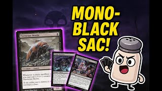 MONO-BLACK SAC COMBO is INSANE! | Pauper MTG Deck Highlight