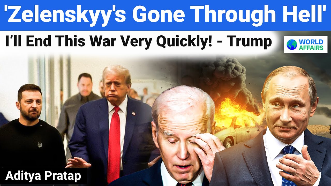 Trump Vows to End Russia-Ukraine War 'Very Quickly' | Zelenskyy's Gone Through Hell | World Affairs