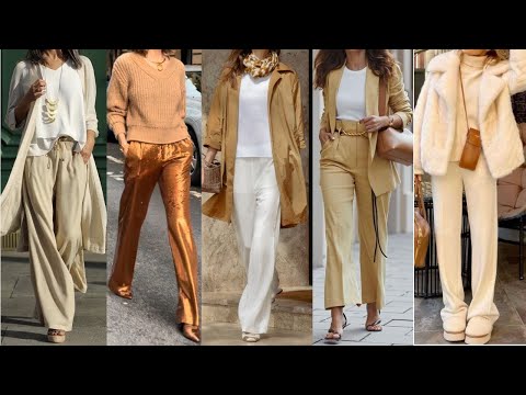 DISCREET, ELEGANT AND SIMPLE OUTFITS IN NEUTRAL COLORS