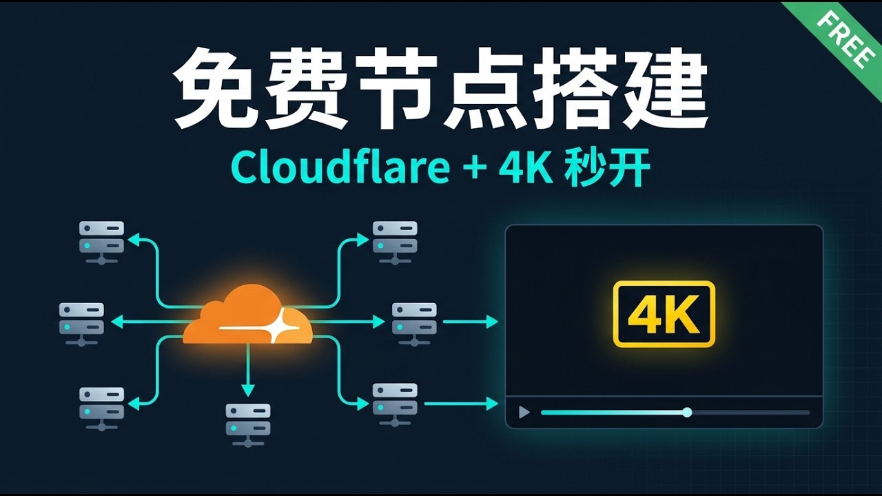 不买机场、不租 VPS，用 Cloudflare 免费搭建永久代理节点
