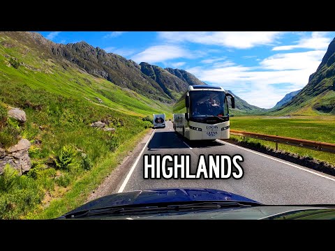 Scottish Highlands Drive 🚘 | Kinlochleven to Killin | Scotland 🏴󠁧󠁢󠁳󠁣󠁴󠁿