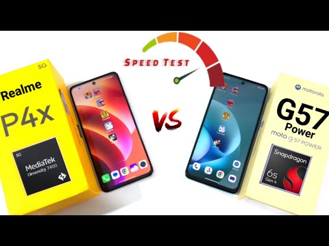 Realme P4x vs Moto G57 Power SpeedTest Comparison Ram Management 🔥🔥