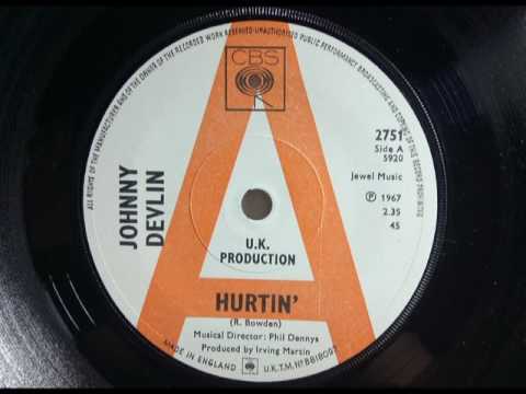 Mod - JOHNNY DEVLIN - Hurtin' - CBS 2751 UK 1967 Soul Beat Dancer Unknown