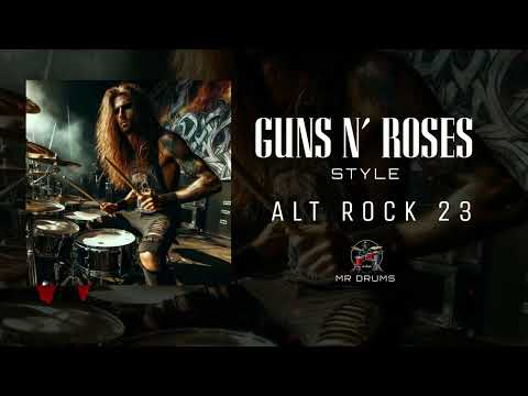 Rock Drum Track | Guns n Roses Style | 156 BPM