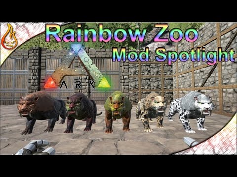 Ark Rainbow Zoo Mod Spotlight Part 1 (Bengals)