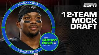 12-Team SUPERFLEX Mock Draft with the full ESPN Fantasy Football staff | Fantasy Focus