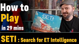 How to play SETI - Full teach + Alien Species explanation + Visuals - Peaky Boardgamer