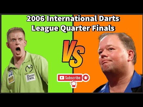 Michael Van Gerwen VS Raymond Van Barneveld - QF - 2006 International Darts League #darts