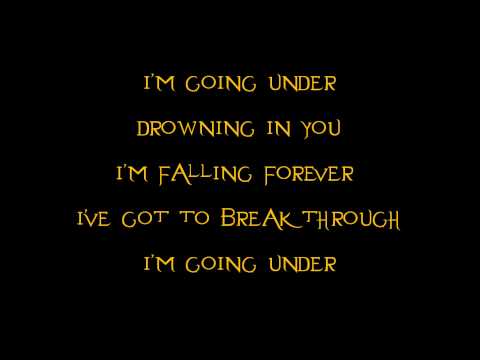 Evanescence- Going Under (Acoustic) (Lyrics)