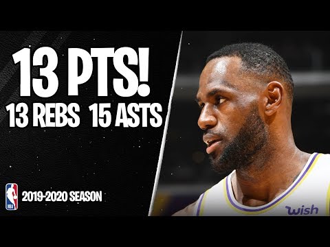 LeBron James Full-Triple Double Highlights vs Toronto Raptors - 10/11/2019