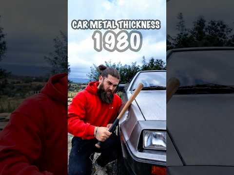 Is this good or bad? How car metal thickness changed over time 🔧 #car #carlovers