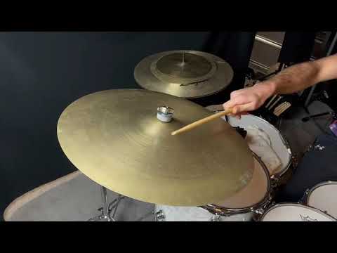 1950's Zildjian 20" Small Stamp Ride Cymbal - 2088g - Medium Thin Crash/Ride