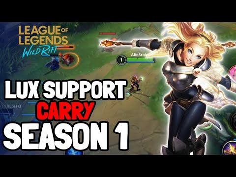 HOW TO CARRY WITH LUX AS A SUPPORT| Wild Rift | Lux BUILD and GAMEPLAY