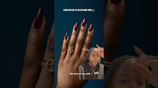 Come with me to get my nails done #winternails #nails