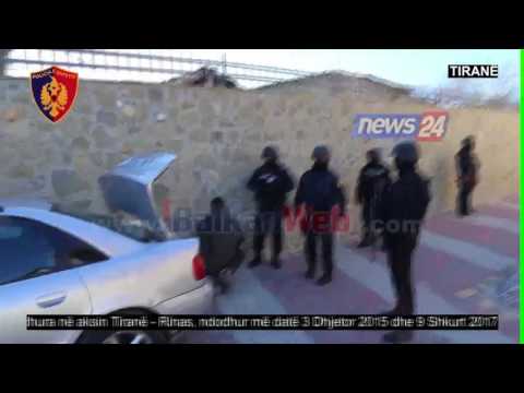 Pamje nga aksioni/ Me maska, blinda e snajperë, si u arrestuan 4 autorët e grabitjes së bankës