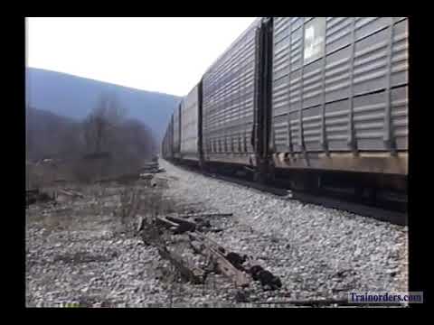 Classic Railroad Series 962 - Hyndman, PA action 1991 Part 8 of 17
