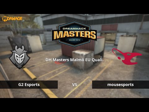 G2 Esports vs. mousesports | DH Masters Malmö 2016 EU Quali. | de_cache Map 3