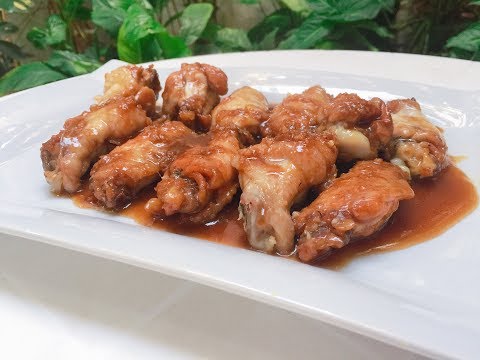 Alitas de pollo con salsa de soja, miel y limón con Monsieur Cuisine