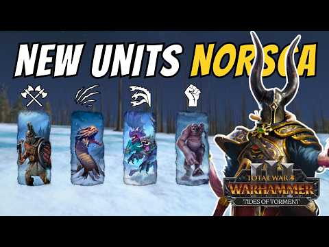 Norsca NEW UNITS in Tides of Torment DLC | Total War Warhammer 3