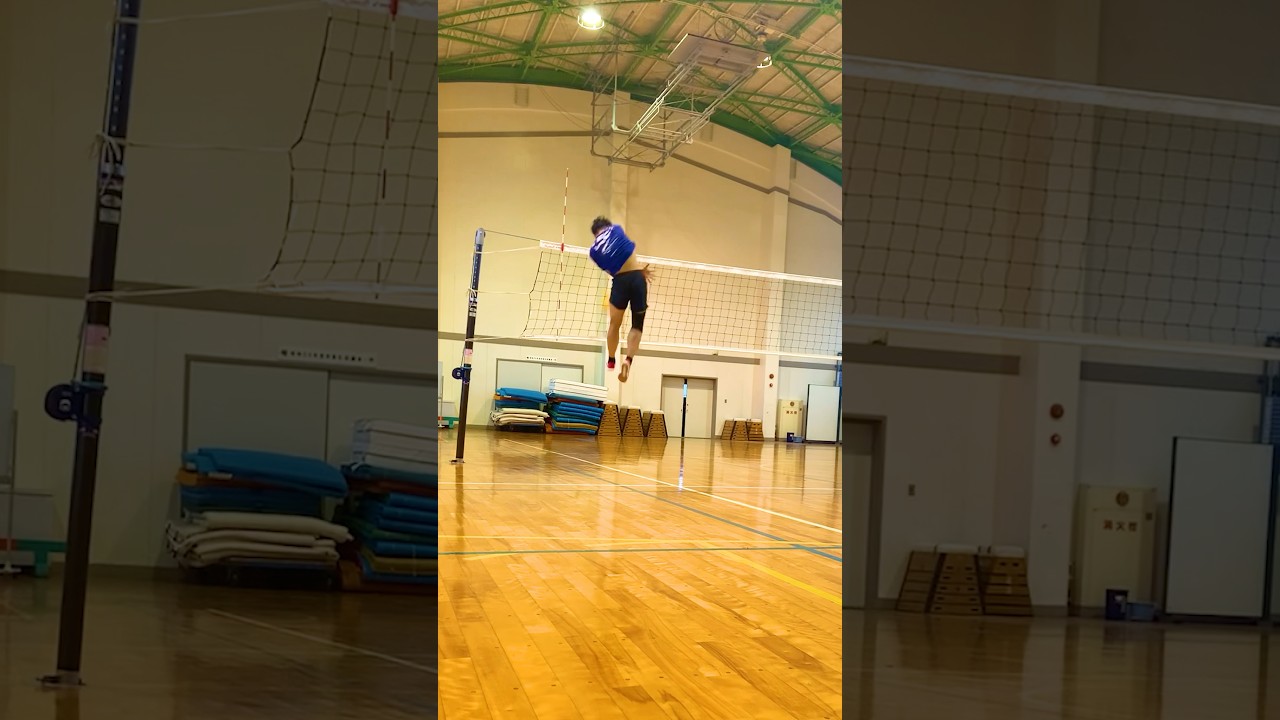 フリースパイク！ #volleyballworld #ジャンプ力 #バレーボール