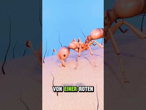 Why does the bite of a red ant hurt but that of a black ant doesn't?#shorts