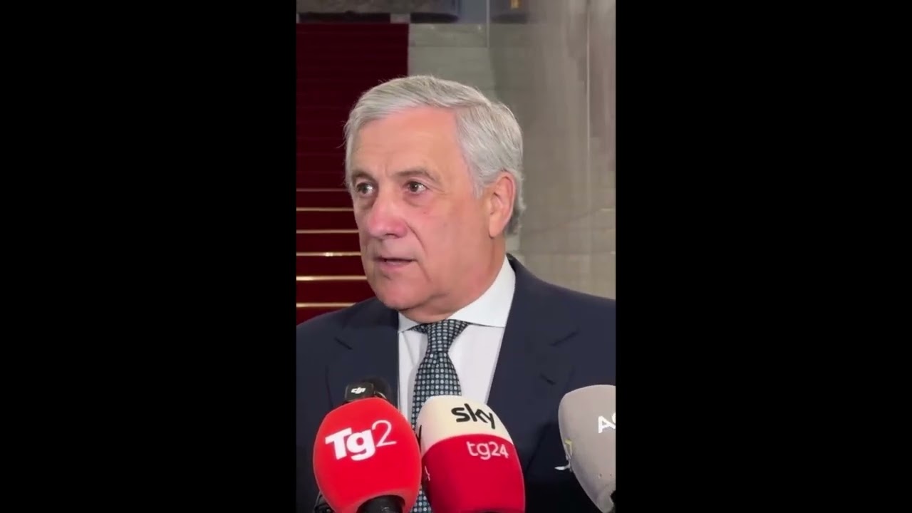 TAJANI SULLA CRISI IN MEDIO ORIENTE: "DECINE DI PAESI A ROMA A LAVORO SULLA SOLUZIONE DUE STATI"