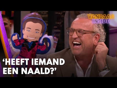 Gordon krijgt Gerard Joling-knuffel overhandigd: ‘Heeft iemand een naald?’ | VANDAAG INSIDE