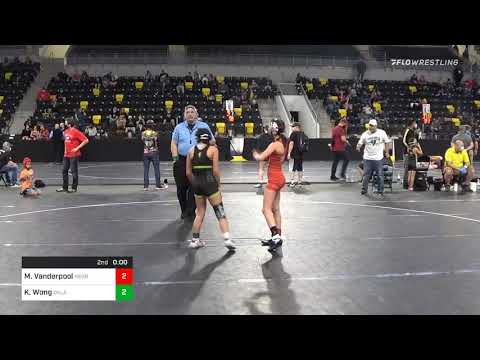 90 Lbs Prelims - Mara Vanderpool, Nebraska Wrestling Academy Vs Kasia Wong, Oklahoma