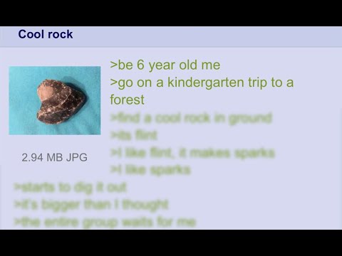 Anon finds a cool rock - 4chan greentext storytime