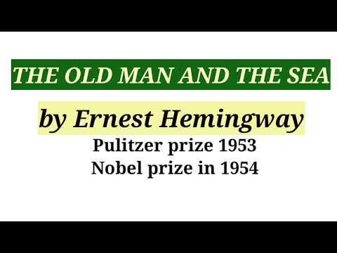 Novela 'O velho e o mar' de Earnest Hemingway. explicação em inglês simples com análise