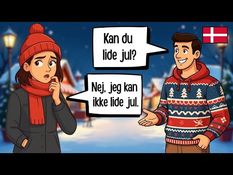 10 Easy Danish Conversations | My First Christmas in Denmark (Beginners)