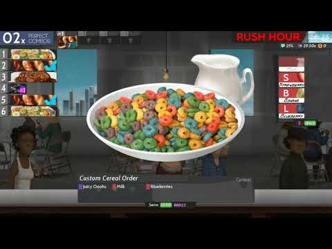 Nerd³ Makes Dinner Cook Serve Delicious 2, Rollercoaster Tycoon Classic 3rd October 2017 w/ Rebecca