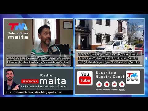 SALTA Municipalidad de Cerrillos todo la actividad en Agosto