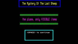 Mystery of the Lost Sheep for the BBC Micro