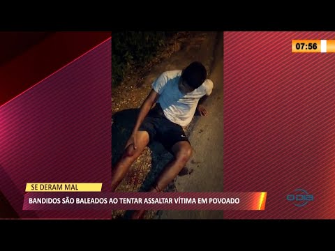 Dois bandidos são baleados ao tentarem roubar veículo pertencente a policial 18 03 2021